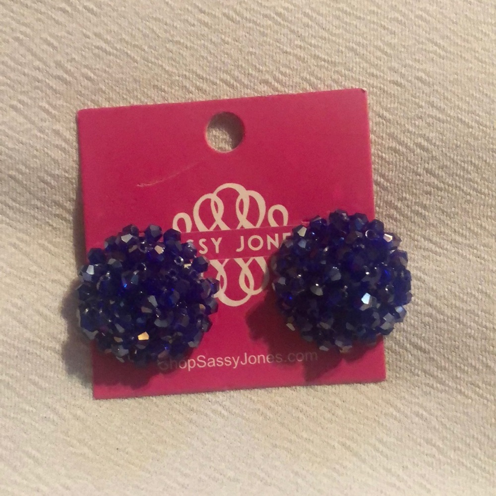 Sassy Jones Egyptian Blue Malia Studs